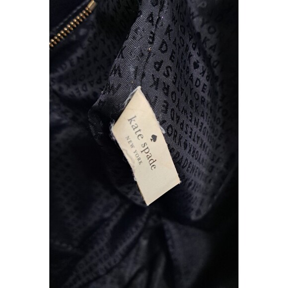 Kate Spade Purse New York Penn Place Margareta Black Tote Bag Embossed Leather - Picture 4 of 12
